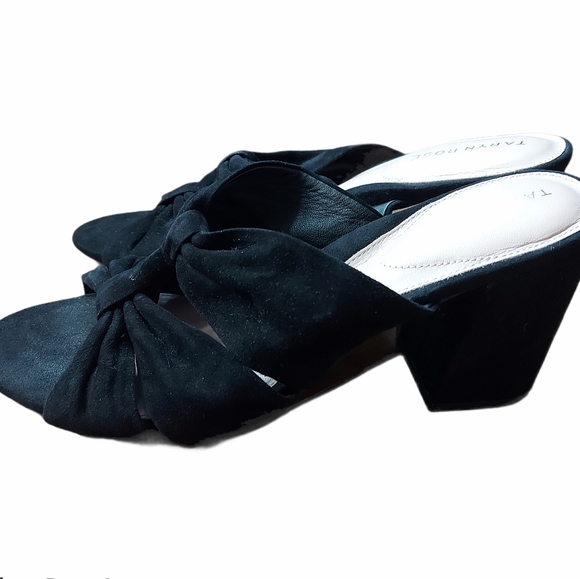 Taryn Rose Lana Slides black suede - Picture 9 of 14